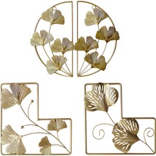 Mirrorr 3x Ginkgo Yaprağı Heykel Askısı Çalışma Odası El Sanatları Şekil 2 (Yurt Dışından)