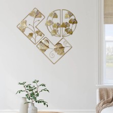 Mirrorr 3x Ginkgo Yaprağı Heykel Askısı Çalışma Odası El Sanatları Şekil 2 (Yurt Dışından)
