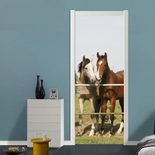 Mirrorr 3 Oor Çıkartmaları Duvar Duvar Duvar Kağıdı Vinil Çıkarılabilir Ev 77X200CM D (Yurt Dışından)