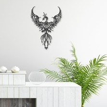 Mirrorr 45CM Için Vintage Stil Ferforje Phoenix Duvar Dekoru Yapıt (Yurt Dışından)