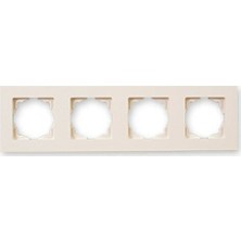 Günsan Eqona Krem Dörtlü Çerçeve