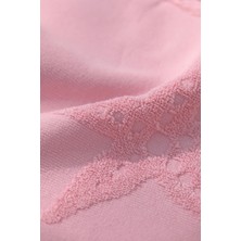 Trend %100 Pamuk Kabartmalı Plaj Havlusu - Pembe