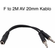 Av Cable F To 2m 20CM Çeviri (Vakumsuz)