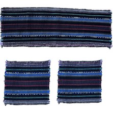 Universal Oto Koltuk Kilim Minder Terletmez Serme 3 Prç Çok renkli