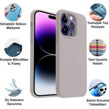 CepStok Apple iPhone 14 Pro Max Kılıf Lansman Premium Silinebilir Silikon