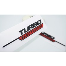 Dk Tuning Turbo Electrified Kırmızı Çamurluk Yanı Logo Benz Ile Uyumlu