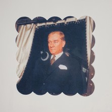 Deco Atatürk Trende Dijital Baskılı Lazer Kesim Kokteyl Peçetesi