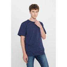 Lee Regular Fit Normal Kesim Bisiklet Yaka %100 Pamuk Siyah Tişört