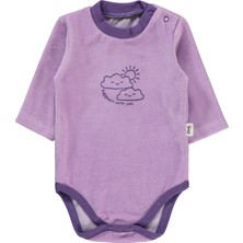 Civil Baby Kız Bebek Çıtçıtlı Badi 1-18 Ay Lila