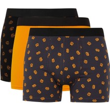DeFacto Bal Kabağı Baskılı 3'lü Boxer E0038AX24WN