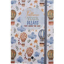 Bam Follow Your Dreams Tasarımlı Lastikli Defter