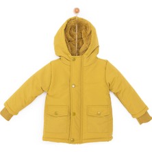 HelloBaby HelloBaby Dinozor Şapkalı Mont Erkek Bebek