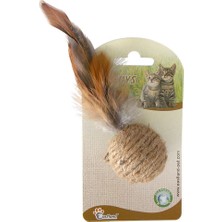 Eastland Tüylü Top Kedi Oyuncağı 4 cm