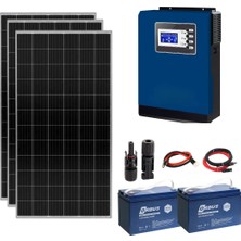 Kamusolar 1 Kw Mppt Solar Güneş Enerjisi Bağ Evi Paketi