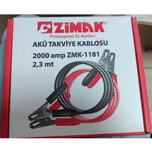 Zimak Akü Takviye Kablosu 2000 Amp ZMK-1181 2,3 mt