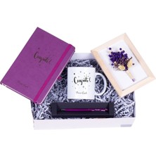 Kitaplı Hediye Kadına Iş Tebrik Hediyesi / Congrats Kutusu