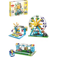 Vagonlife Jaki Maker Pop 3 In 1 Lunapark -3 Farklı Model Içerir- (1107 Parça) Oyuncak Yapım Seti