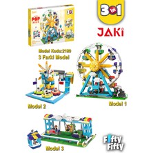 Vagonlife Jaki Maker Pop 3 In 1 Lunapark -3 Farklı Model Içerir- (1107 Parça) Oyuncak Yapım Seti