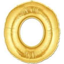 Alfa Life Marketing Altın Sarısı Folyo Harf Balon 1 Metre