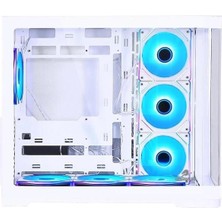 Gamebooster GB-G2851BW Sea Wıew 7-Rgb Fanlı Gamıng Mıd-Tower Pc Kasası Beyaz