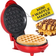 Mini Waffle Makinesi 4.5 Inç, Hızlı Isınan, Yapışmaz ve Kompakt Waffle Demiri