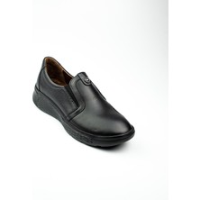 Voyager 023 Siyah Deri Kadın Günlük Ayakkabı