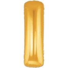 Alfa Life Marketing Altın Sarısı Folyo Harf Balon 1 Metre