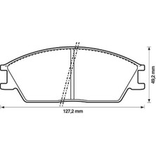 Acdelco Hyundai Getz Ön Fren Balata (2002-2011) 1.6, 1.3, 1.4, 1.5 Crdı CM00199