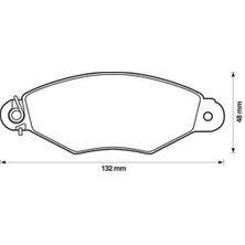Bosch Renault Kangoo Ön Fren Balata (1998-2011) 1.9, 1.4, 1.5 Dcı CM00388