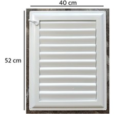 Ubm 40X52 Banyo Wc Havalandırma Menfezi Yapışkanlı (Cam Menfez Hediyeli)