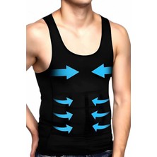 Uniquetrenders Erkek Vücut Şekillendirici Göğüs ve Göbek Toparlayıcı Sıkılaştırıcı Nefes Alan Atlet Korse