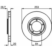 Hyundai H100 Ön Fren Disk (1997-2008) 2.5 75812944010