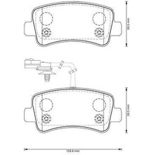 Veka Renault Master Arka Fren Balatasi (2008-2023) 2.3 Dcı CM00391