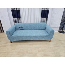 Rişte Home Kaliteli Yarı Kaplama 3lu  1 Adet Ağaç Desen Koltuk, Kanepe,çekyat Örtüsü,likrali,lastikli,