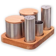 Kısmet Baharatlık Tuzluk Takımı 5 Li KBT133