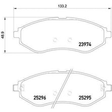 Zegen Chevrolet Aveo Ön Fren Balata (2005-2011) 1.4, 1.2 CM00016