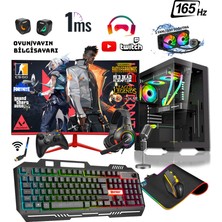 Zeiron Panter X35 Ryzen 5 5600 16GB Ram 512 GB M.2 Nvme SSD 12GB 192BIT RTX3060 24" 165Hz Sıvı Soğutmalı Masaüstü Oyuncu Bilgisayarı