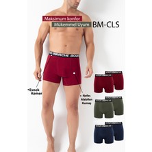 Boun Marche Erkek Boxer Likralı Premıum 6'lı Kutu Robert Bm-Clr