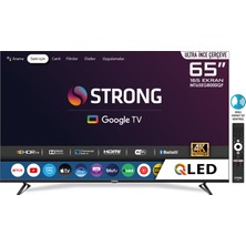 Strong MT65EG8000QF 65" 165 Ekran 4K Ultra HD Dahili Uydu Alıcılı QLED Google TV