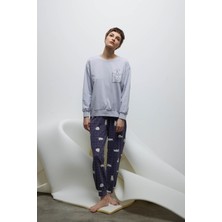 Kadın Pamuklu Uzun Pijama Altı