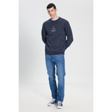 Lee L242502003 Antrasit Erkek Büyük Lee Yazılı Iki Iplik Sweat