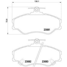 Zegen Hyundai H100 Ön Fren Balata (1997-2008) 2.5 CM00201