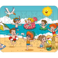 Gift Plus 54 Parça Ahşap Eğitici Yapboz Puzzle Seti (Set 1)