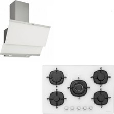 Silverline Ankastre Set 2'li Beyaz 3420.6 DAVLUMBAZ+CS5365W01 75CM