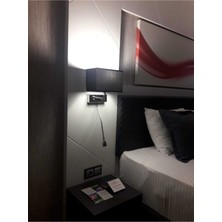 Yatak Başı Okuma Lambalı Abajurlu Ledli Aplik Hotel Yatakodası