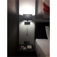 Yatak Başı Okuma Lambalı Abajurlu Ledli Aplik Hotel Yatakodası