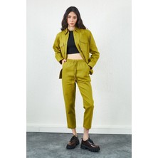 Edition Olive Gabardin Kadın Jogger Pantolon| EK100667567