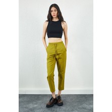 Edition Olive Gabardin Kadın Jogger Pantolon| EK100667567