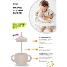 Kiwi Pumpkin 11 Parça Full Bebek Beslenme Seti, Mama Seti  Bpa Free, Doğal Silikon - Olive