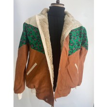 Martino Butik Vintage Oversize Retro Etnik Desenli Kürklü Ceket Bylt4